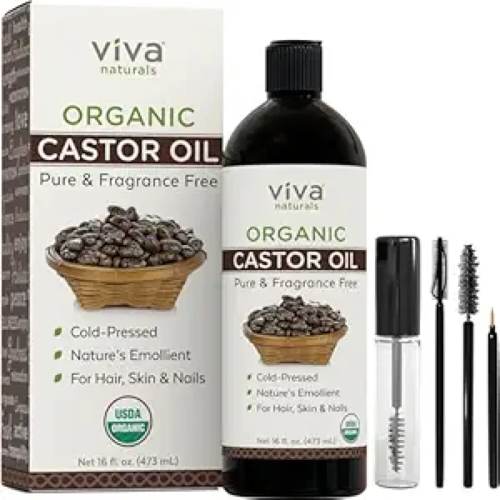 Castor Oil for Hair Growth - Certified Organic & Non-GMO