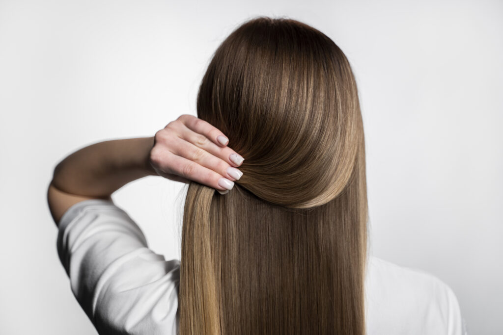 Shiny and soft hair