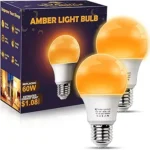 Amber Sleep Light Bulbs, Blue Light Blocking