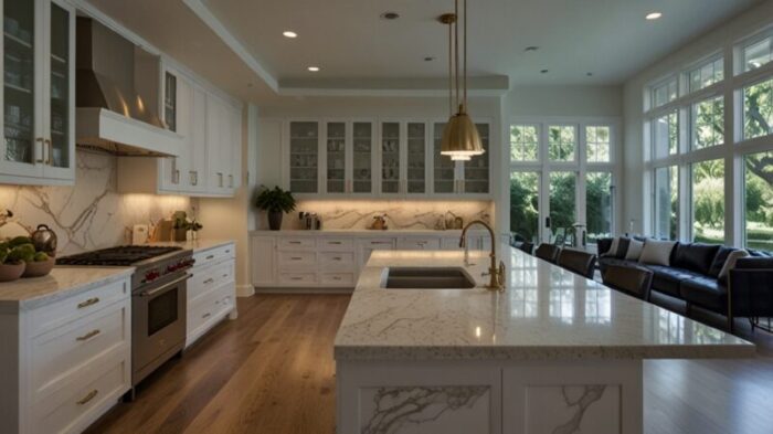 best countertop color for white cabinets