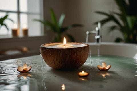 benefits of coconut oil in bath