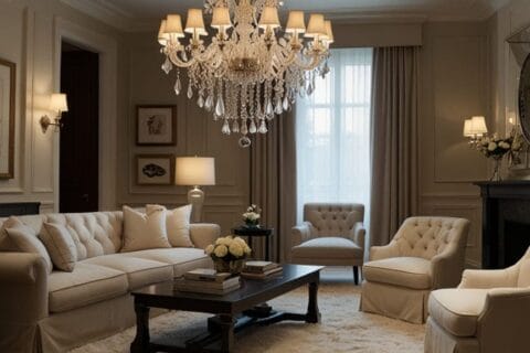 small living room chandelier ideas