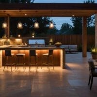 lighting ideas for outdoor kitchens