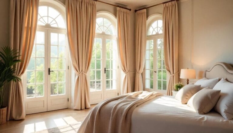 Bedroom Curtains for Arched Windows