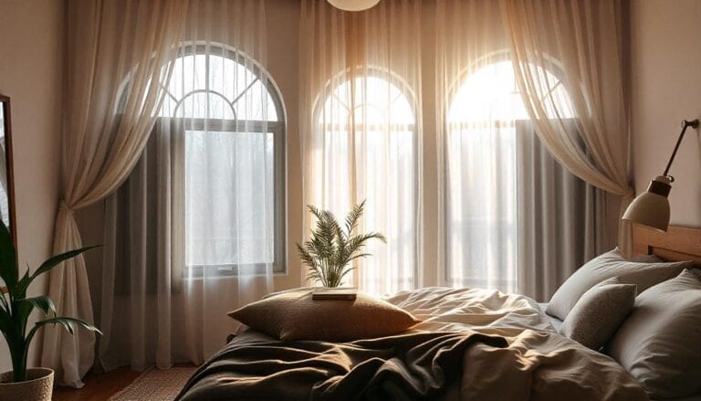 Bedroom Curtains for Arched Windows