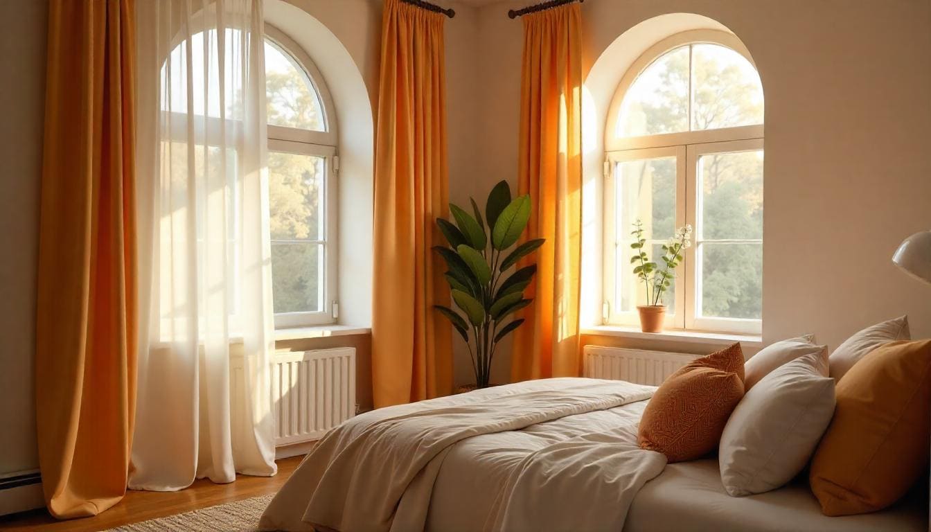 Bedroom Curtains for Arched Windows