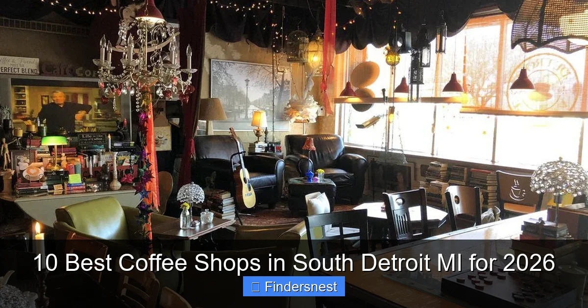 10 Best Coffee Shops in South Detroit MI for 2026
