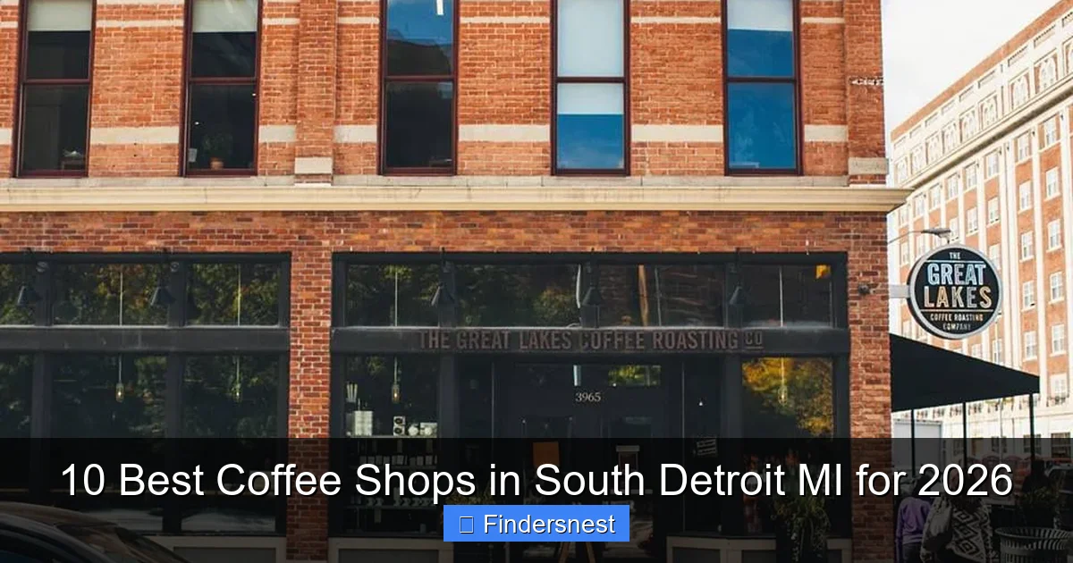 10 Best Coffee Shops in South Detroit MI for 2026