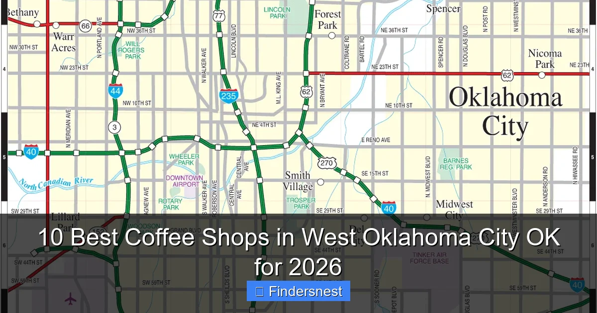 10 Best Coffee Shops in West Oklahoma City OK for 2026