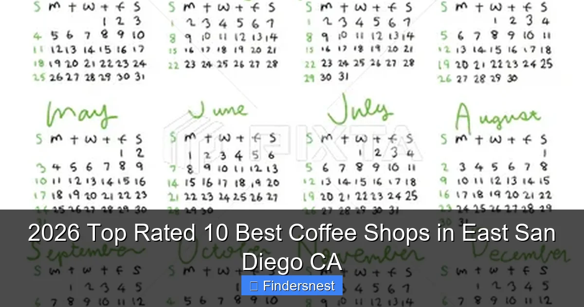 2026 Top Rated 10 Best Coffee Shops in East San Diego CA