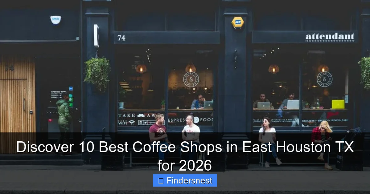 Discover 10 Best Coffee Shops in East Houston TX for 2026