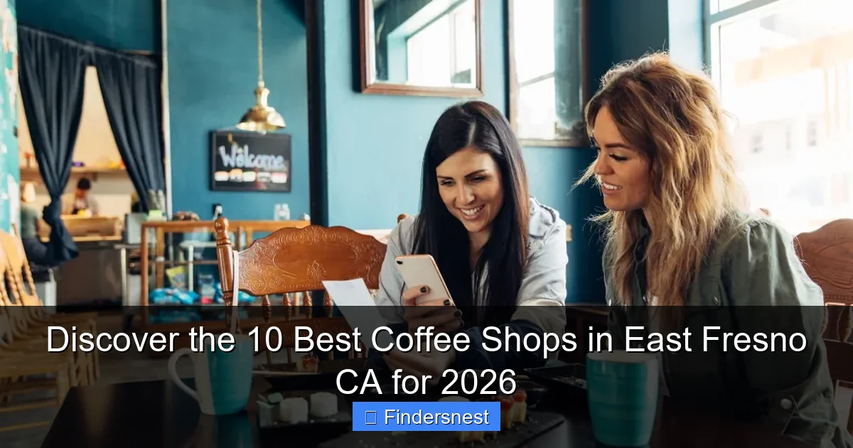 Discover the 10 Best Coffee Shops in East Fresno CA for 2026