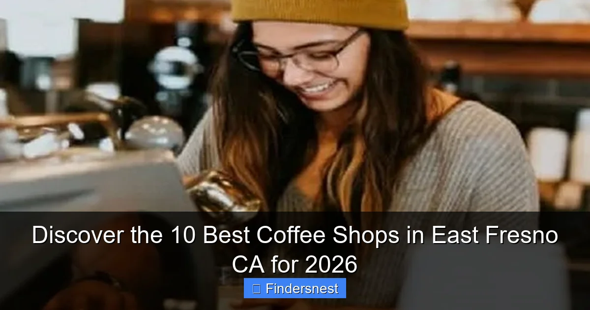 Discover the 10 Best Coffee Shops in East Fresno CA for 2026