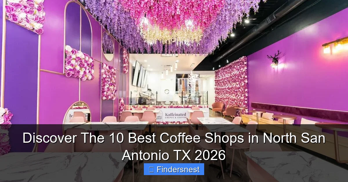 Discover The 10 Best Coffee Shops in North San Antonio TX 2026