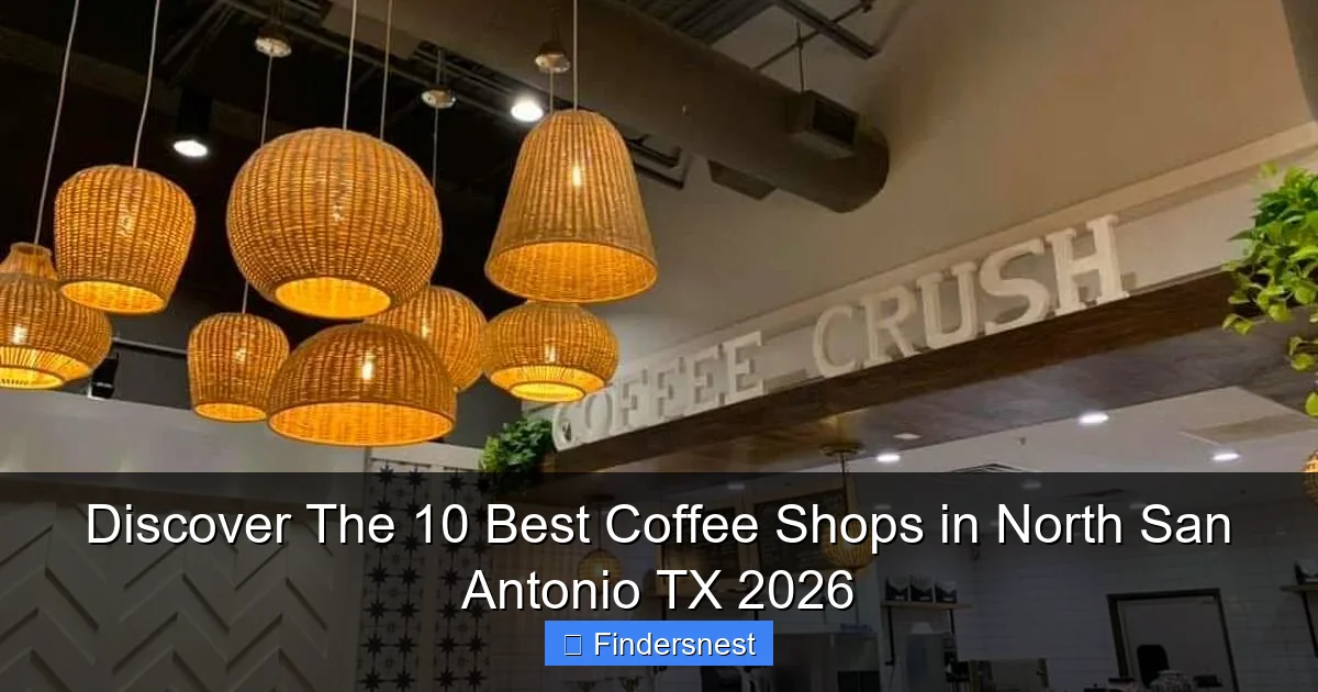 Discover The 10 Best Coffee Shops in North San Antonio TX 2026