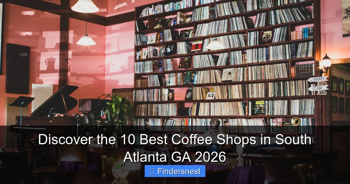 Discover the 10 Best Coffee Shops in South Atlanta GA 2026