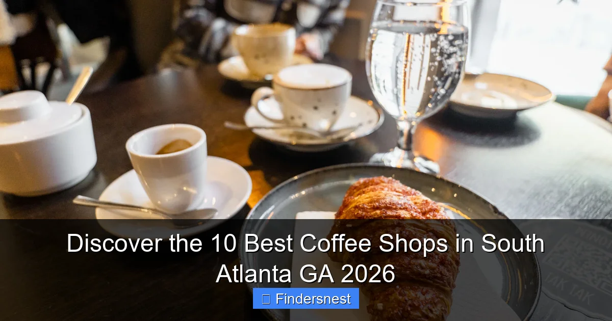 Discover the 10 Best Coffee Shops in South Atlanta GA 2026