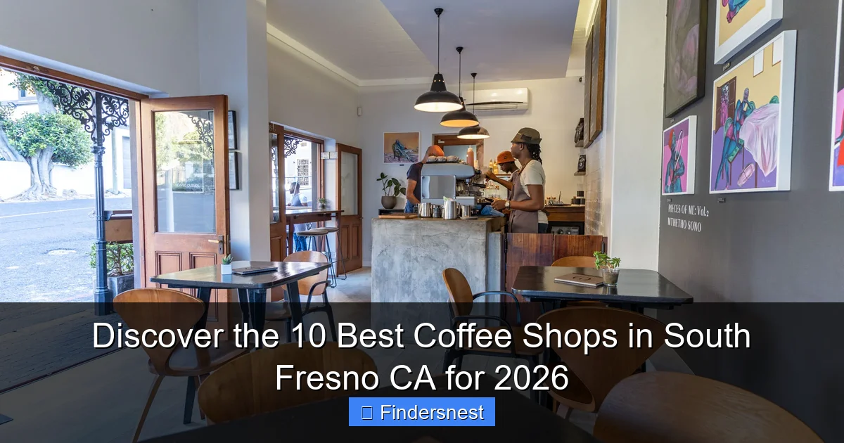 Discover the 10 Best Coffee Shops in South Fresno CA for 2026