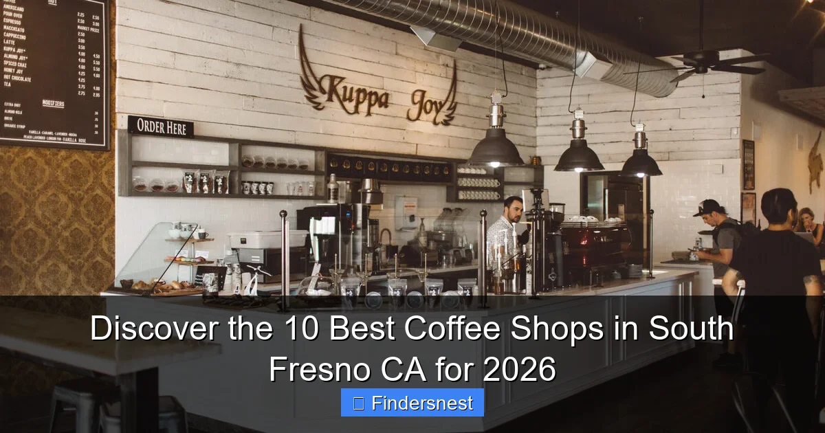 Discover the 10 Best Coffee Shops in South Fresno CA for 2026