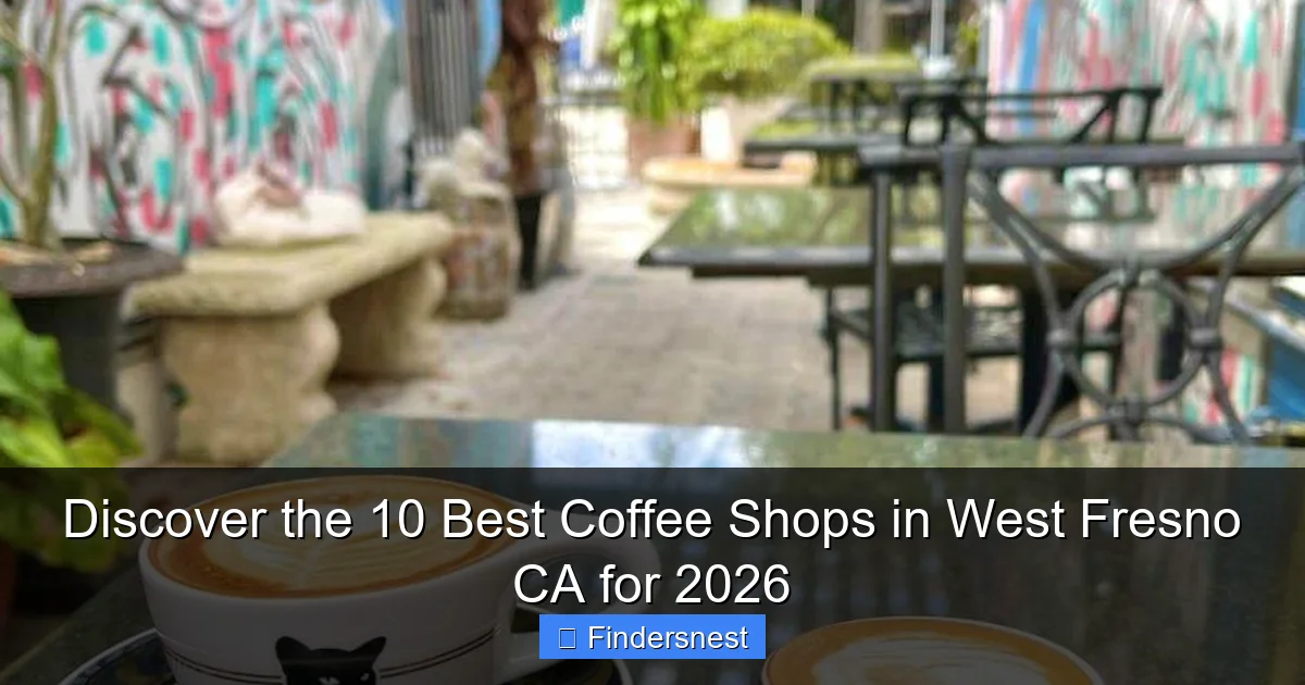Discover the 10 Best Coffee Shops in West Fresno CA for 2026