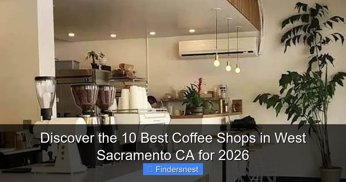 Discover the 10 Best Coffee Shops in West Sacramento CA for 2026