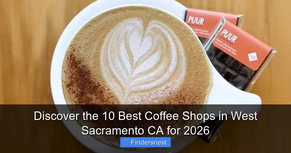 Discover the 10 Best Coffee Shops in West Sacramento CA for 2026