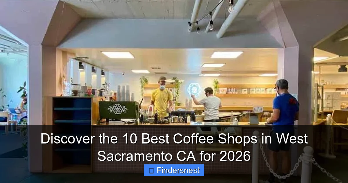 Discover the 10 Best Coffee Shops in West Sacramento CA for 2026