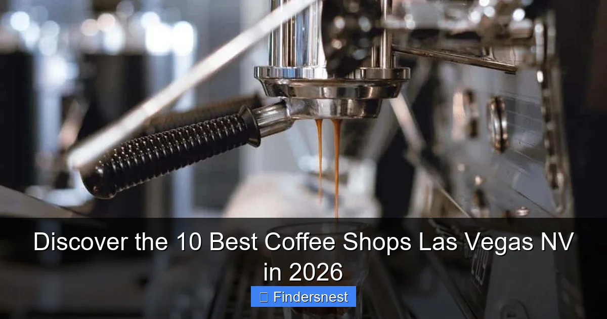 Discover the 10 Best Coffee Shops Las Vegas NV in 2026