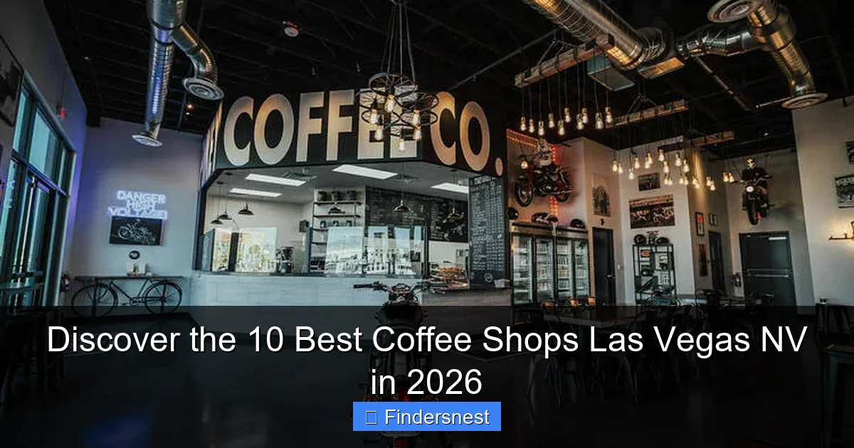 Discover the 10 Best Coffee Shops Las Vegas NV in 2026