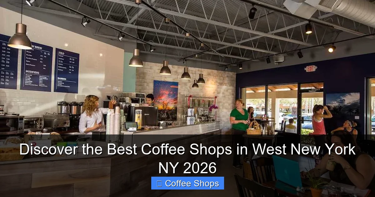 Discover the Best Coffee Shops in West New York NY 2026