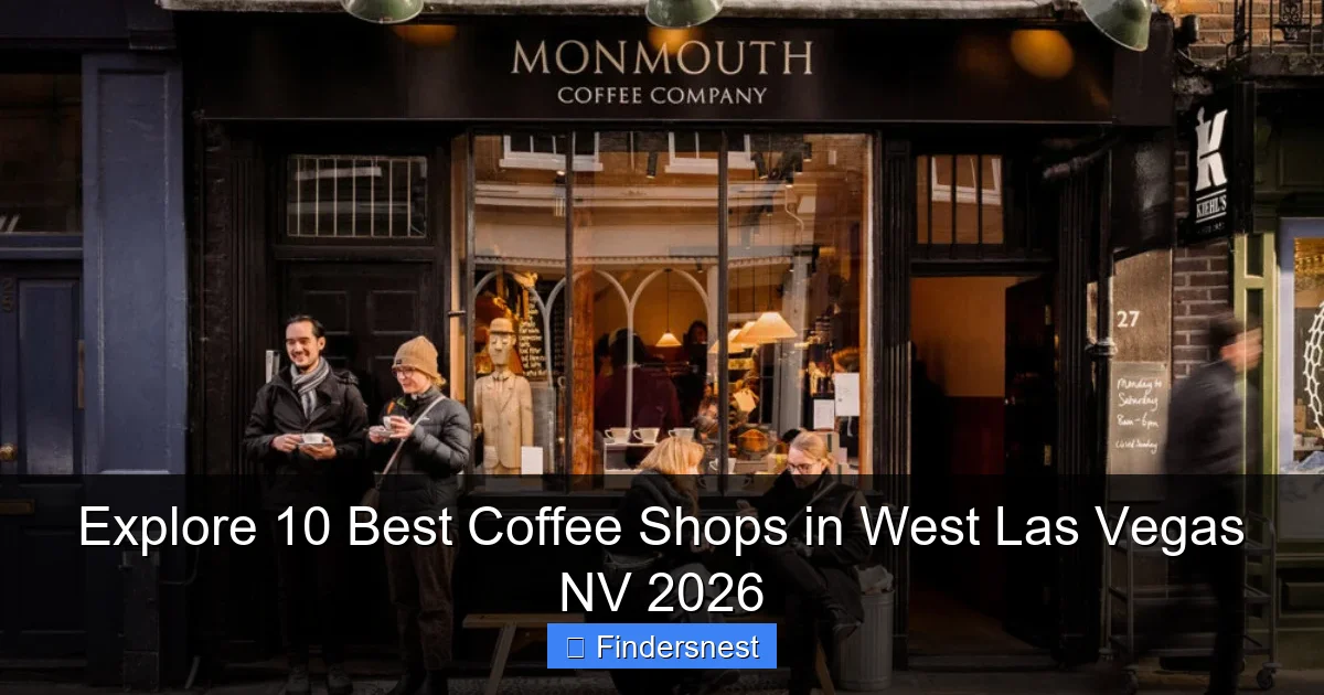 Explore 10 Best Coffee Shops in West Las Vegas NV 2026
