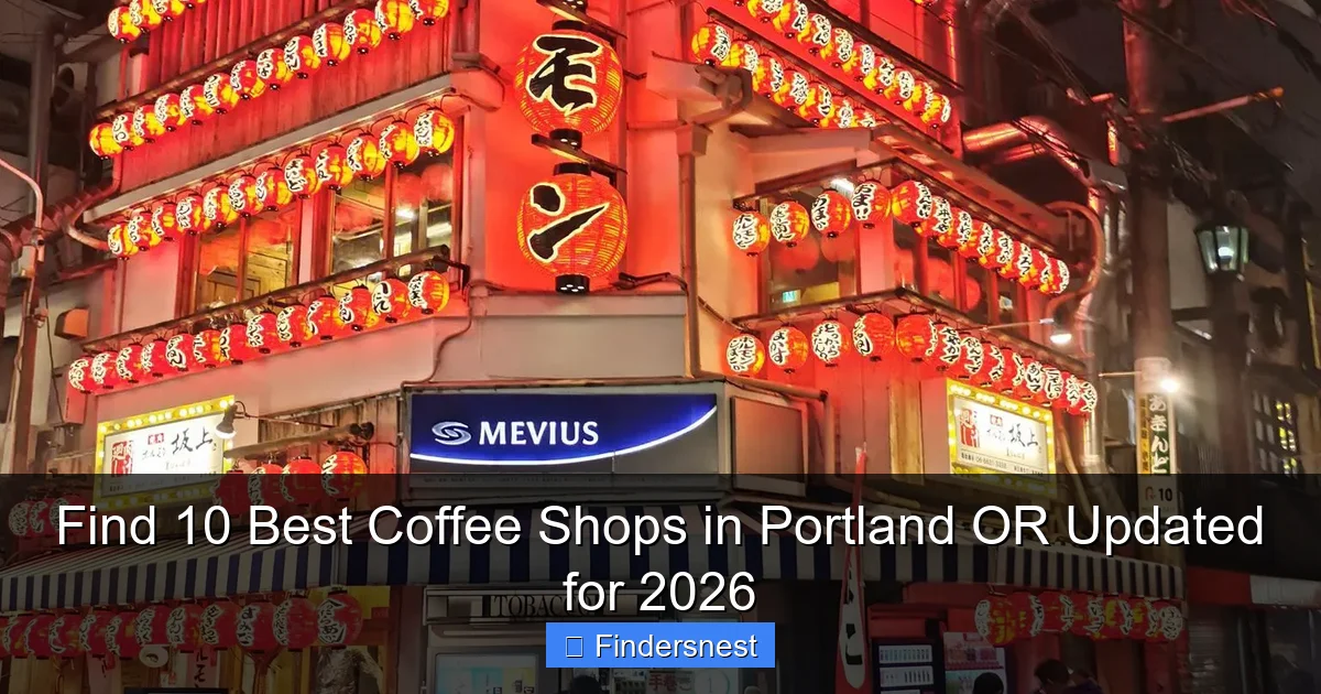 Find 10 Best Coffee Shops in Portland OR Updated for 2026