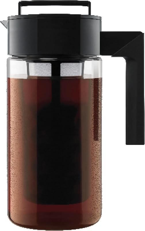 Takeya Tritan Cold Brew Coffee Maker: Airtight 1-Quart Pitcher with Le
