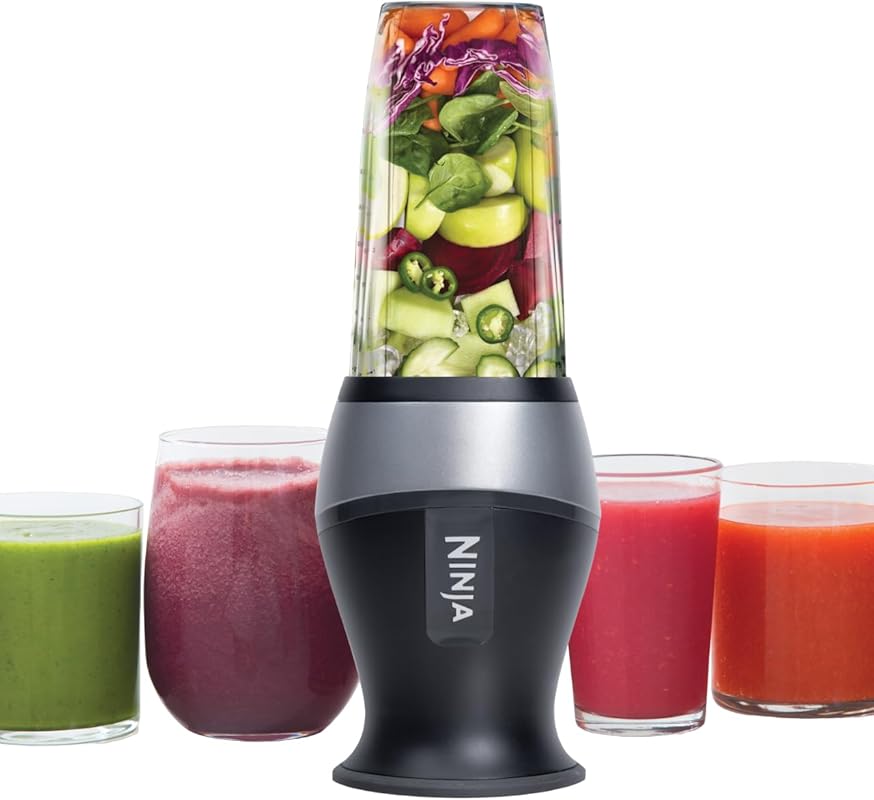 Ninja Fit Compact Personal Blender for Smoothies and Shakes: 700W, Two