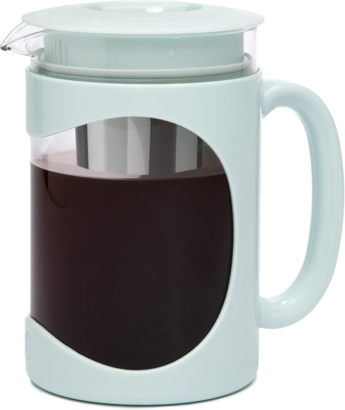 Primula Burke Cold Brew Coffee Maker: 1.6 Quart Glass Carafe with Comf