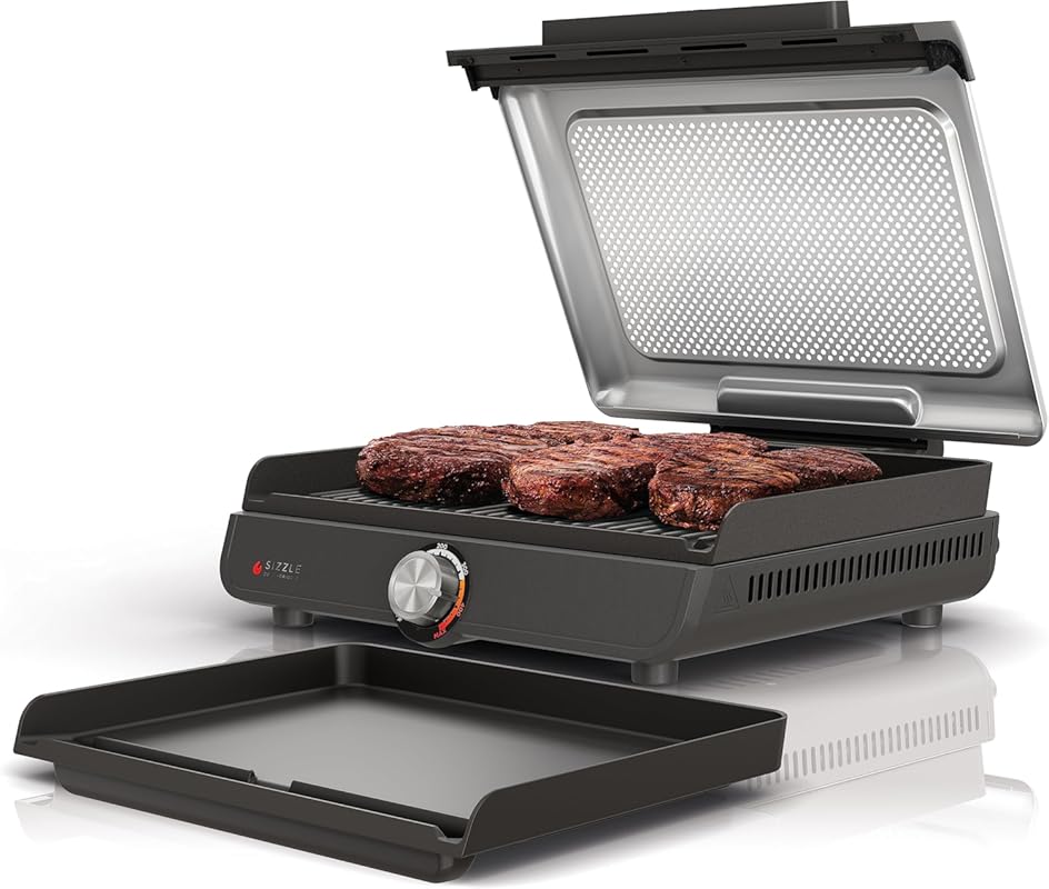 Ninja 14-Inch Electric Griddle and Indoor Grill. Nonstick, Dishwasher