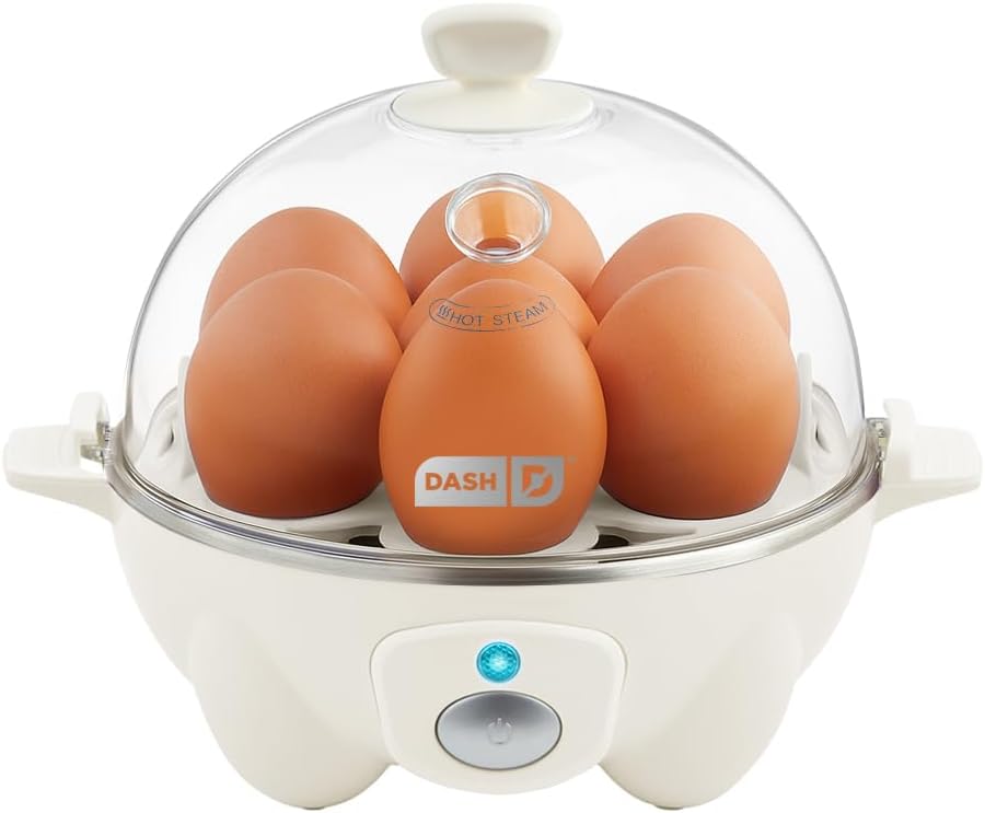 Dash Rapid Egg Cooker. Boils, Poaches, Steams Eggs. 7-Egg Capacity, Di