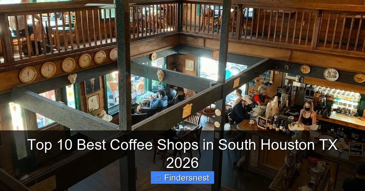 Top 10 Best Coffee Shops in South Houston TX 2026