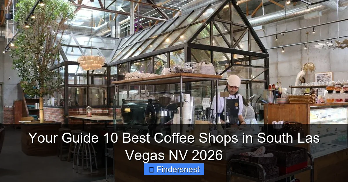 Your Guide 10 Best Coffee Shops in South Las Vegas NV 2026