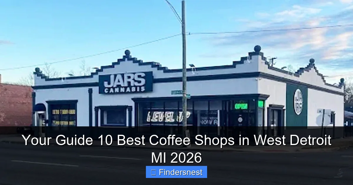 Your Guide 10 Best Coffee Shops in West Detroit MI 2026