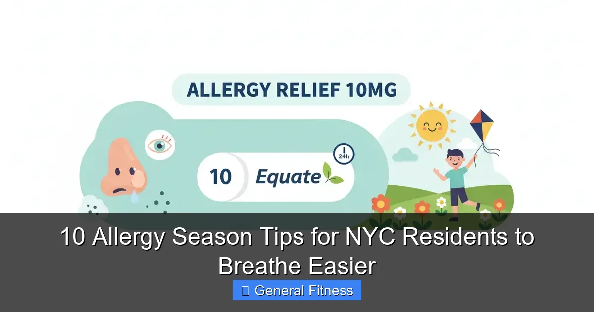 10 Allergy Season Tips for NYC Residents to Breathe Easier