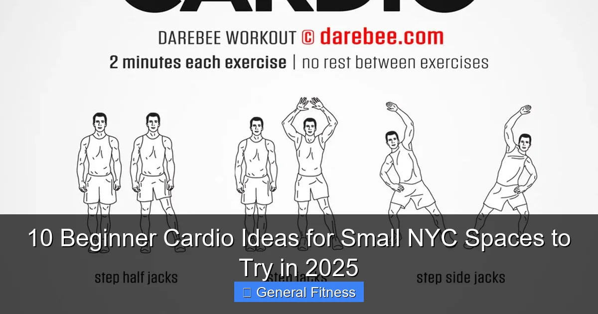 10 Beginner Cardio Ideas for Small NYC Spaces to Try in 2025