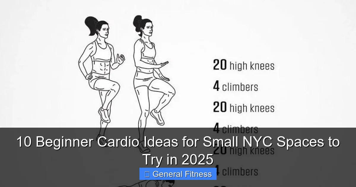 10 Beginner Cardio Ideas for Small NYC Spaces to Try in 2025