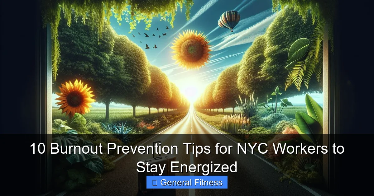 10 Burnout Prevention Tips for NYC Workers to Stay Energized