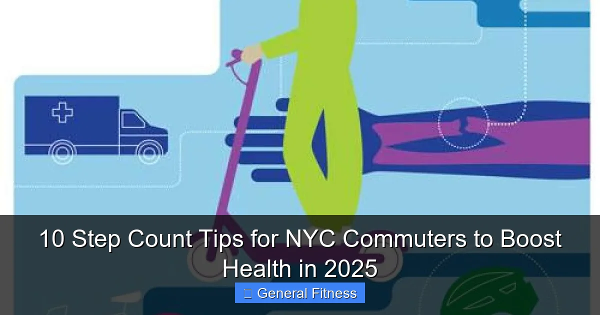 10 Step Count Tips for NYC Commuters to Boost Health in 2025