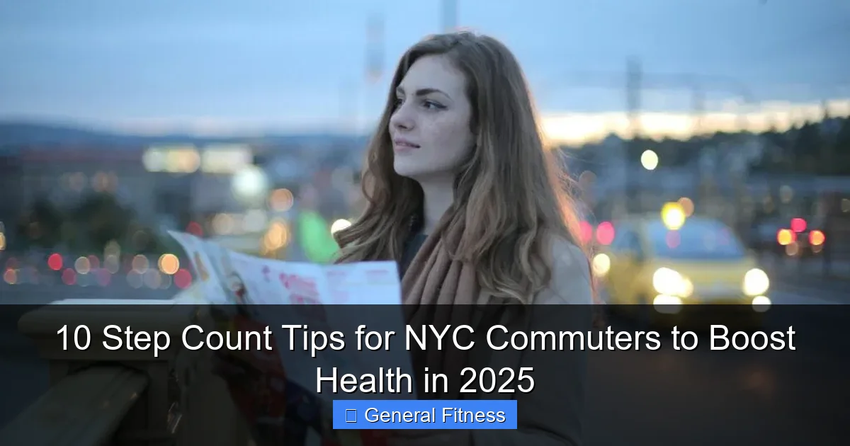 10 Step Count Tips for NYC Commuters to Boost Health in 2025