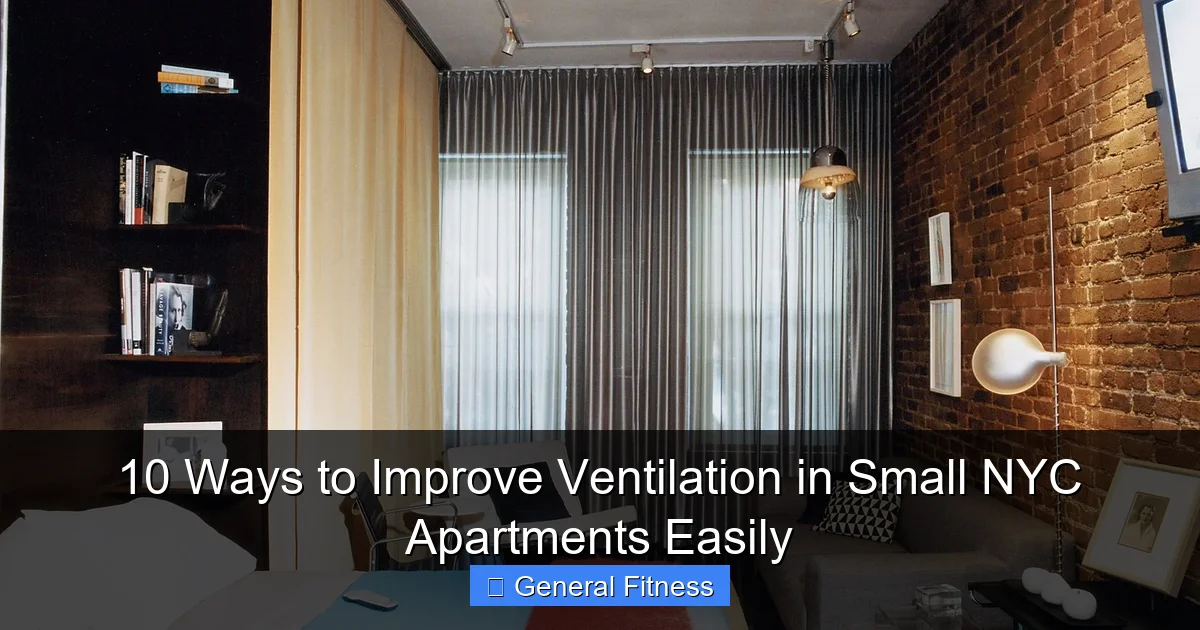 10 Ways to Improve Ventilation in Small NYC Apartments Easily