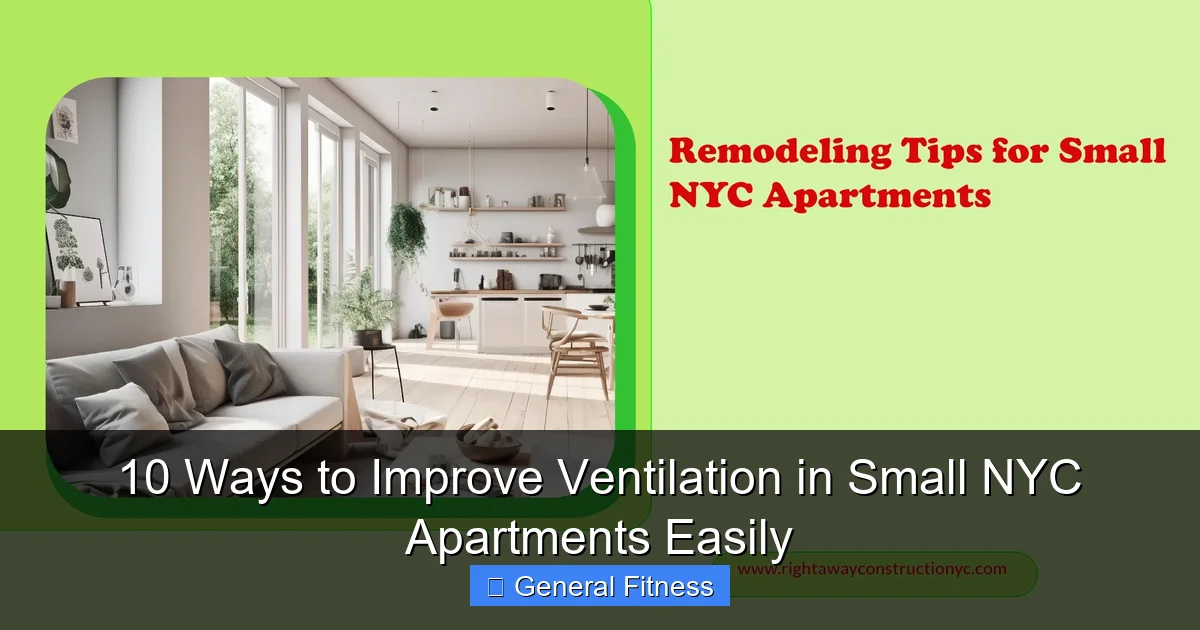 10 Ways to Improve Ventilation in Small NYC Apartments Easily
