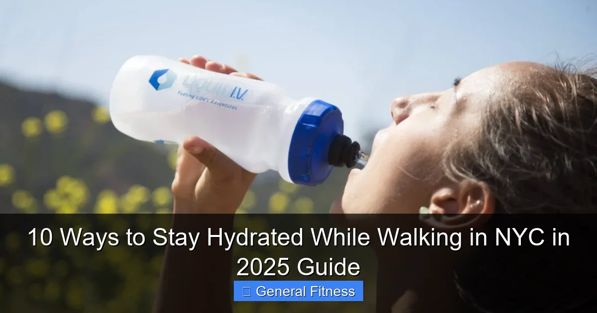 10 Ways to Stay Hydrated While Walking in NYC in 2025 Guide