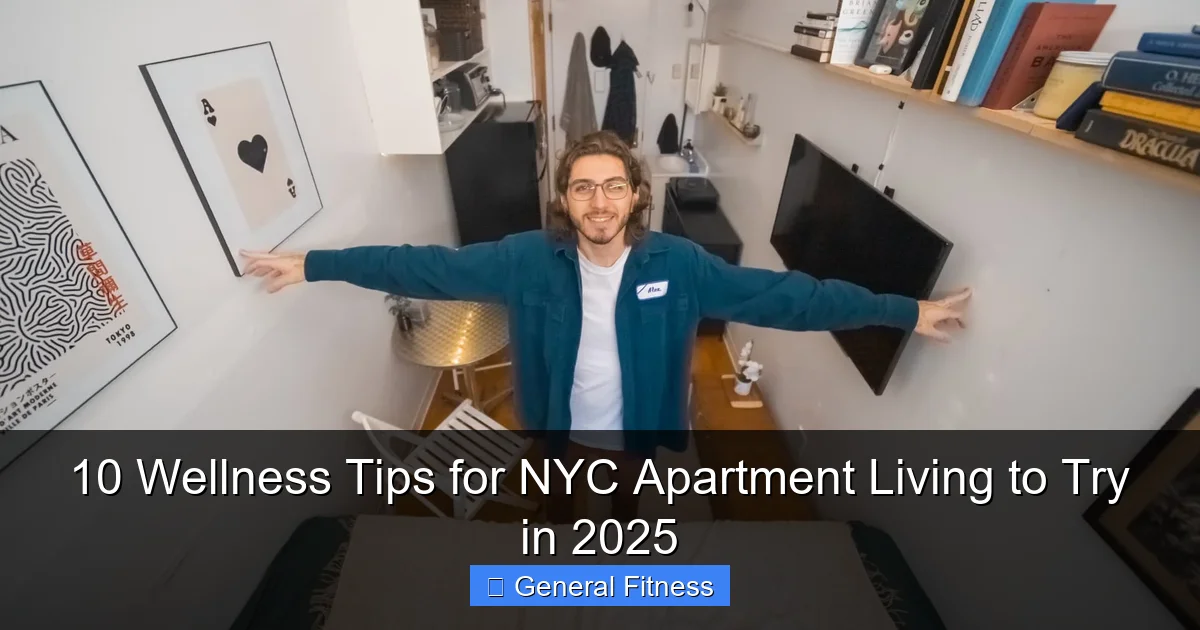 10 Wellness Tips for NYC Apartment Living to Try in 2025